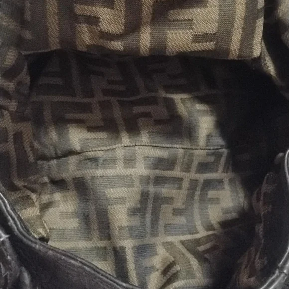 Fendi Vintage Y2K Dk Brown Leather Spy Bag Lk New Perfect! - Picture 12 of 14